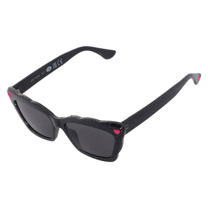 Betsey Johnson Cat Eye Sunglasses – Black/Smoke (10266329.CGR)