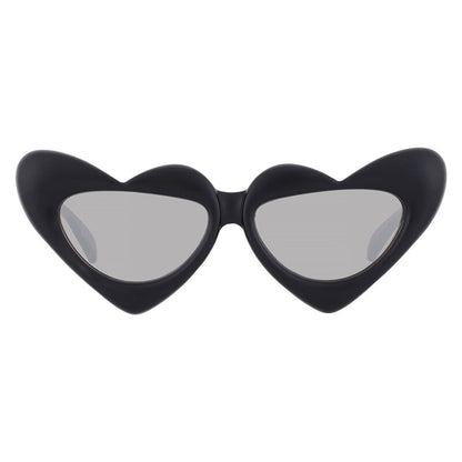 Betsey Johnson Women's Irregular Sunglasses – Black