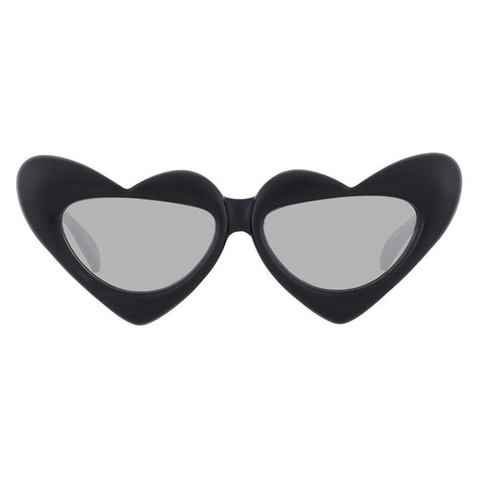 Betsey Johnson Women's Irregular Sunglasses – Black