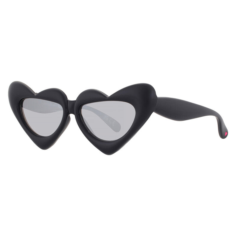 Betsey Johnson Women's Irregular Sunglasses – Black