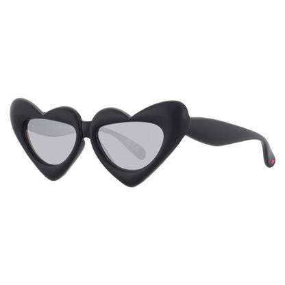 Betsey Johnson Women's Irregular Sunglasses – Black