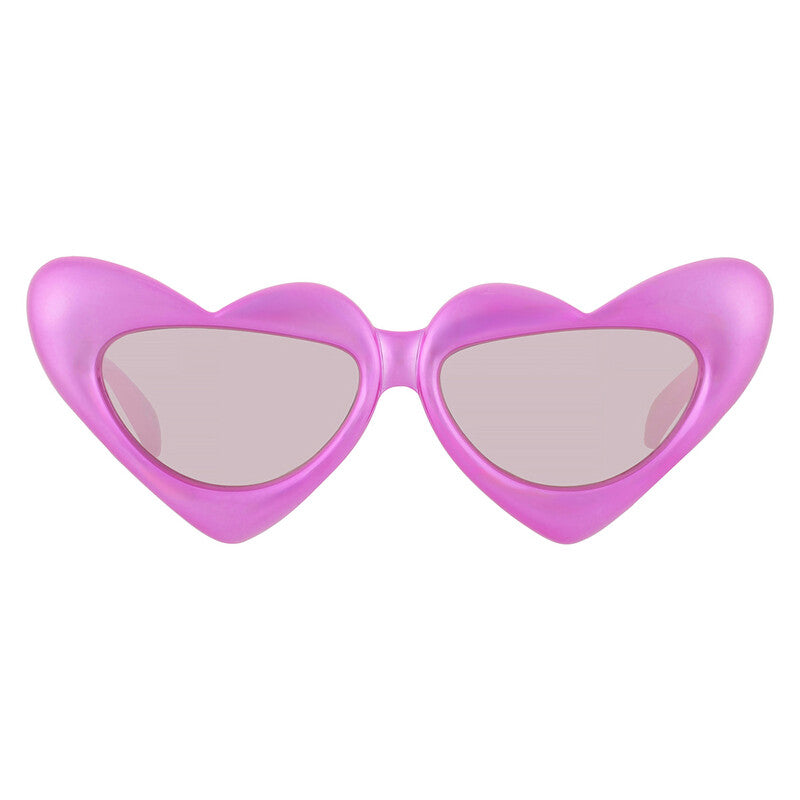 Betsey Johnson Irregular Sunglasses – Pink/Smoke (10269715.LTS)