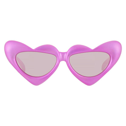 Betsey Johnson Irregular Sunglasses – Pink/Smoke (10269715.LTS)