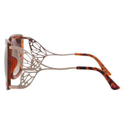 Betsey Johnson Square Sunglasses – Tortoise/Brown Gradient (10260845.LTS)