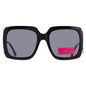 Betsey Johnson Square Sunglasses – Black/Smoke (10260844.LTS)