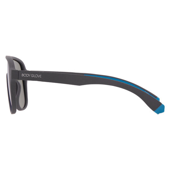 Body Glove-Polarized Blue Mirror Shield Unisex Sunglasses
