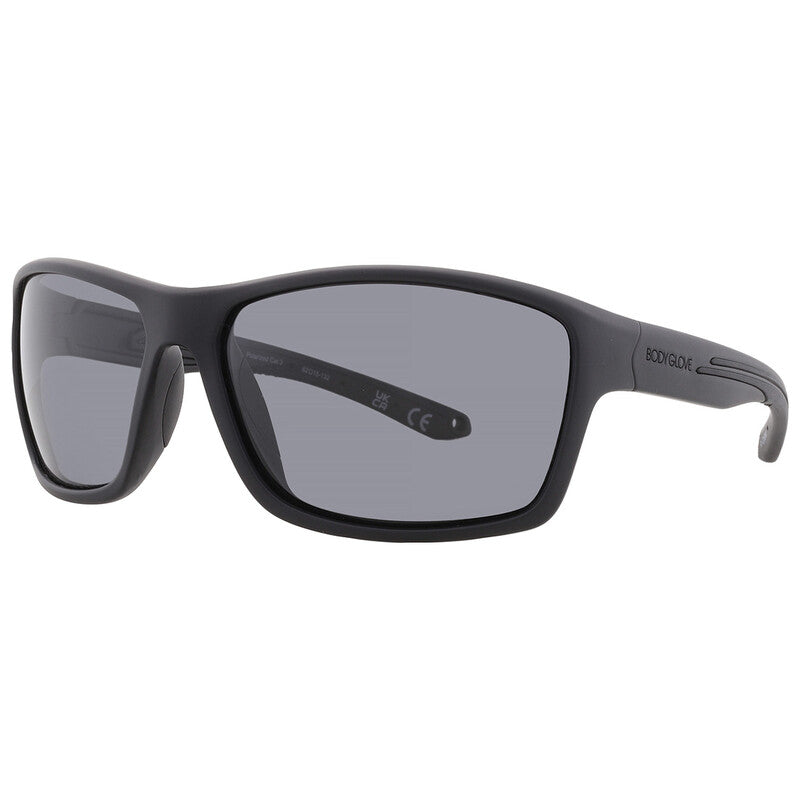Body Glove FL 26 Men's Polarized Rectangular Sunglasses – Black