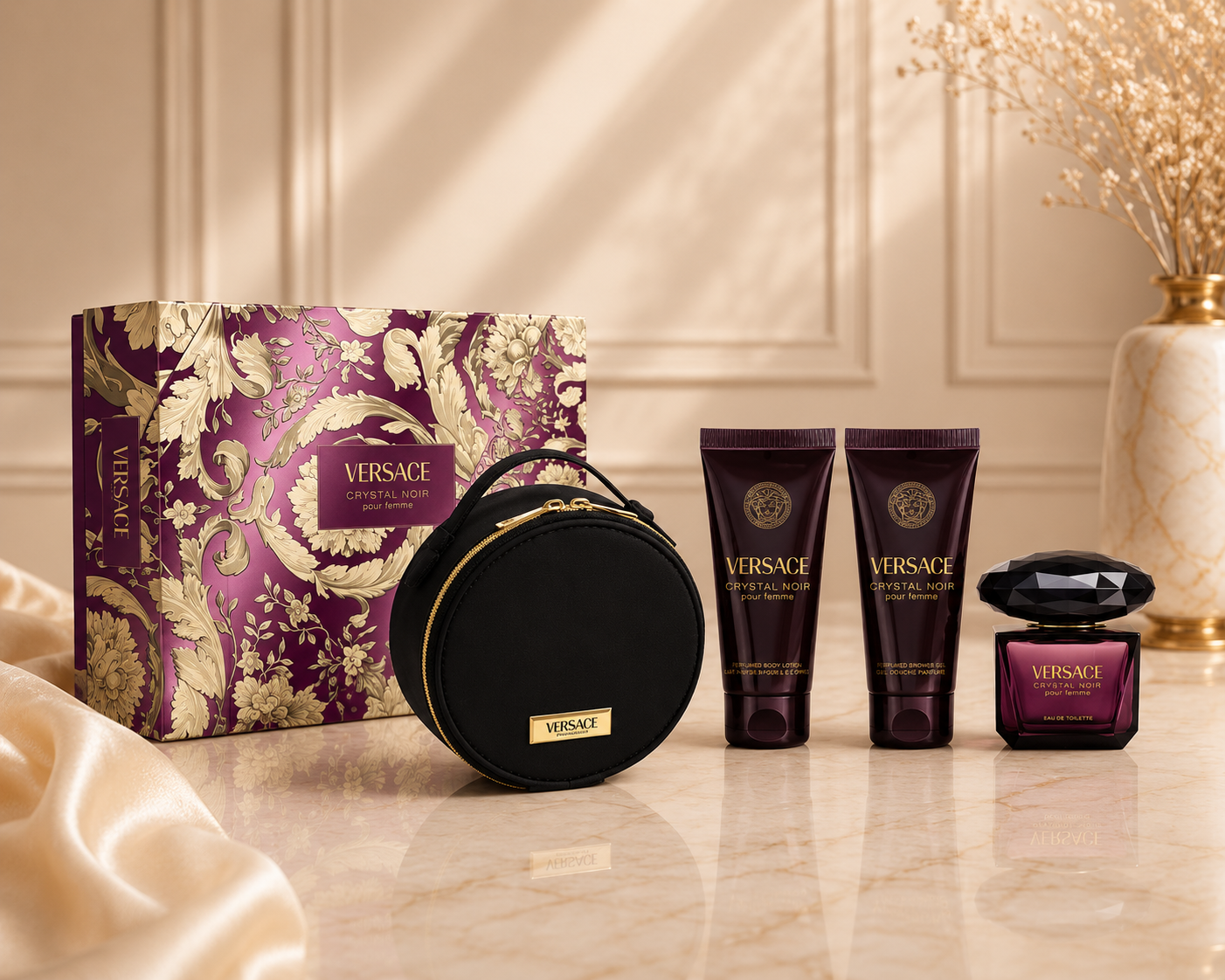 Versace Women's Crystal Noir Gift Set Fragrances