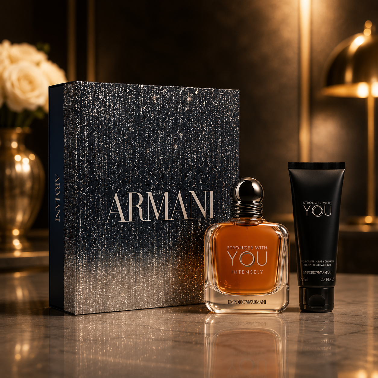 Emporio Armani Stronger With You Intensely 2-Pc Men's Gift Set