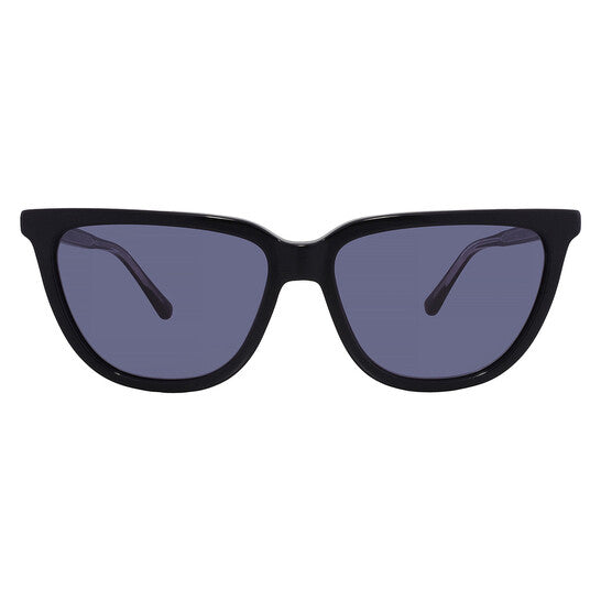 Calvin Klein  Blue Grey Cat Eye Ladies Sunglasses