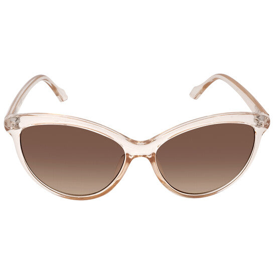 Calvin Klein  Brown Gradient Cat Eye Ladies Sunglasses