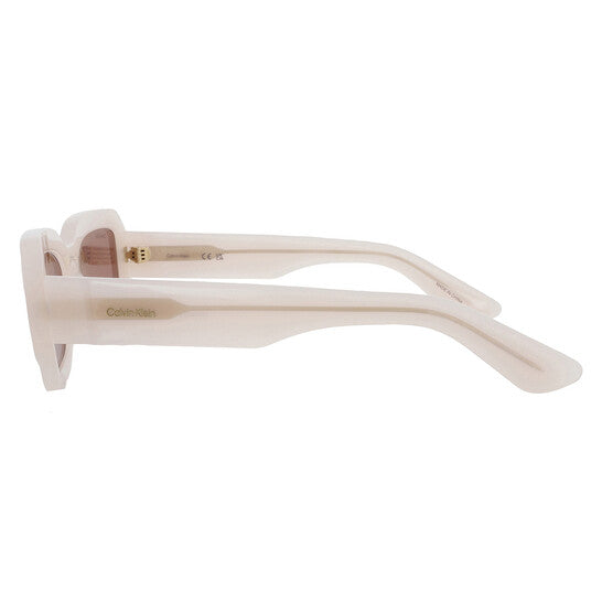 Calvin Klein  Brown Rectangular Unisex Sunglasses