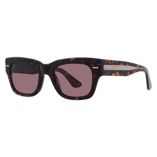 Calvin Klein  Burgundy Rectangular Men's Sunglasses