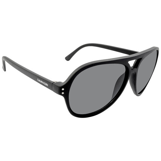 Calvin Klein Grey Pilot Men's Sunglasses