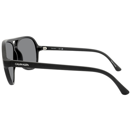 Calvin Klein Grey Pilot Men's Sunglasses