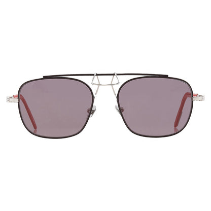 Calvin Klein CKNYC1810S Pilot Sunglasses — Black / Grey