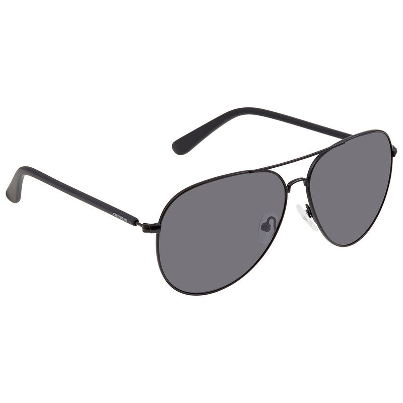 Calvin Klein CK19314S 001 Pilot Sunglasses – Matte Black