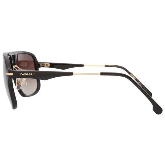 Carrera  Brown Rectangular Men's Sunglasses