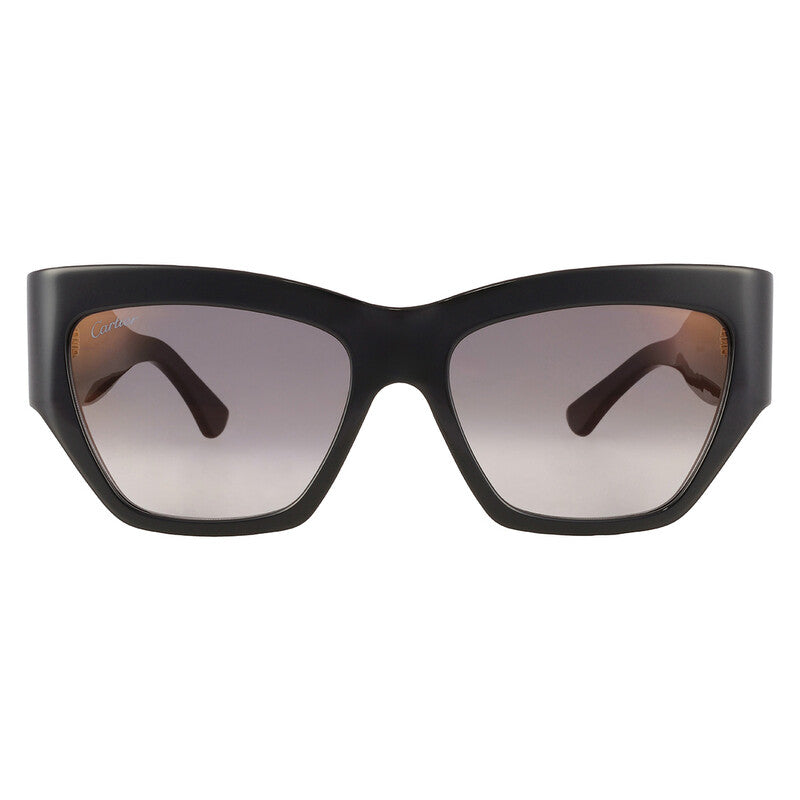 Cartier C Decor Cat Eye Sunglasses – Black/Grey (CT0435S)