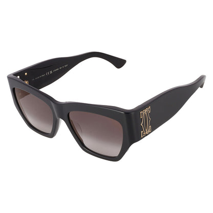 Cartier C Decor Cat Eye Sunglasses – Black/Grey (CT0435S)