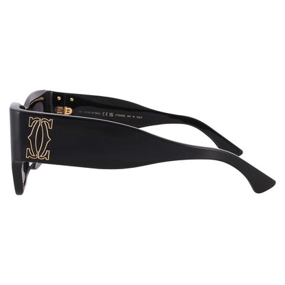 Cartier C Decor Cat Eye Sunglasses – Black/Grey (CT0435S)