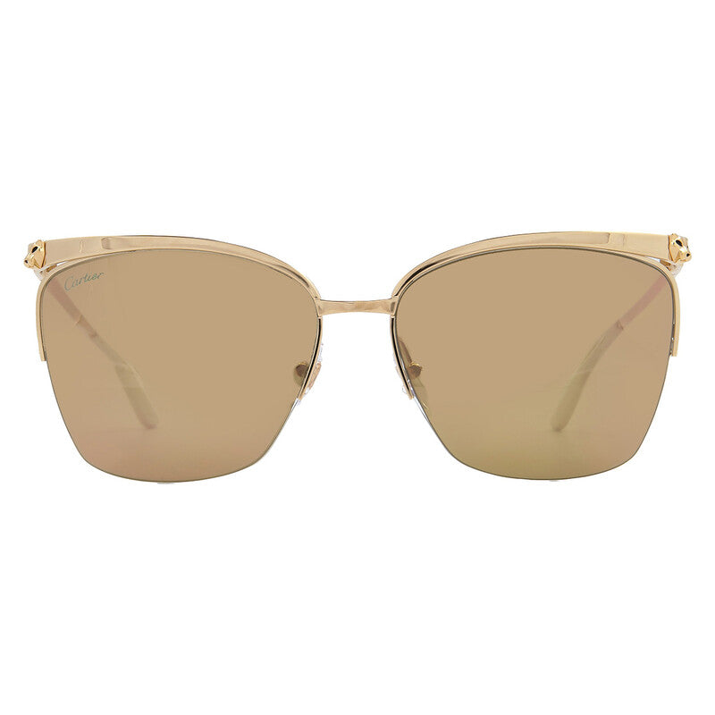Cartier Panthère de Cartier Cat Eye Sunglasses – Gold/Pink (CT0124S)