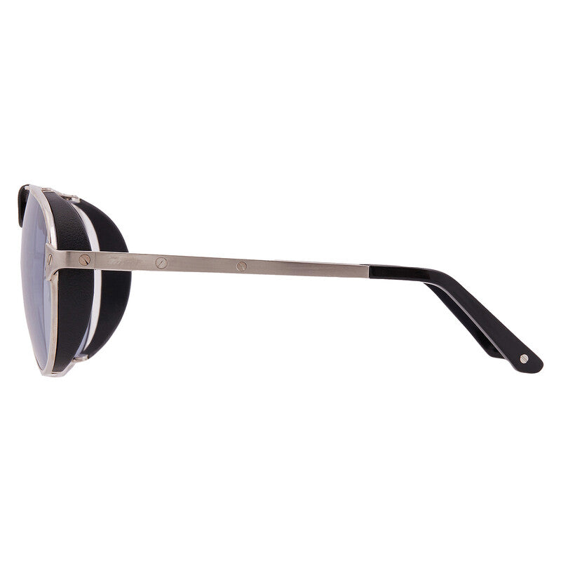 Cartier Santos de Cartier Pilot Sunglasses – Silver/Grey (CT0296S)
