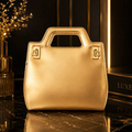 Ferragamo 213485 769155 Unisex Lux Gold Designer Bag