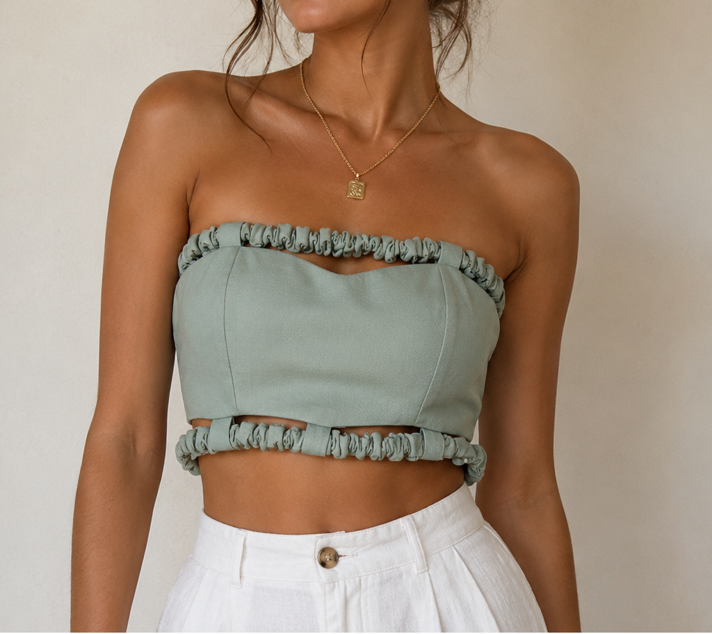 Ganni Women's Shirt in Green Bay