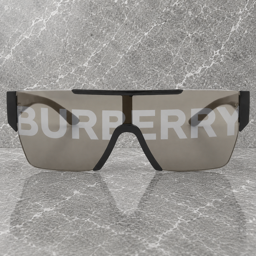 Burberry  Gold with silver Shield Men's Sunglasses
