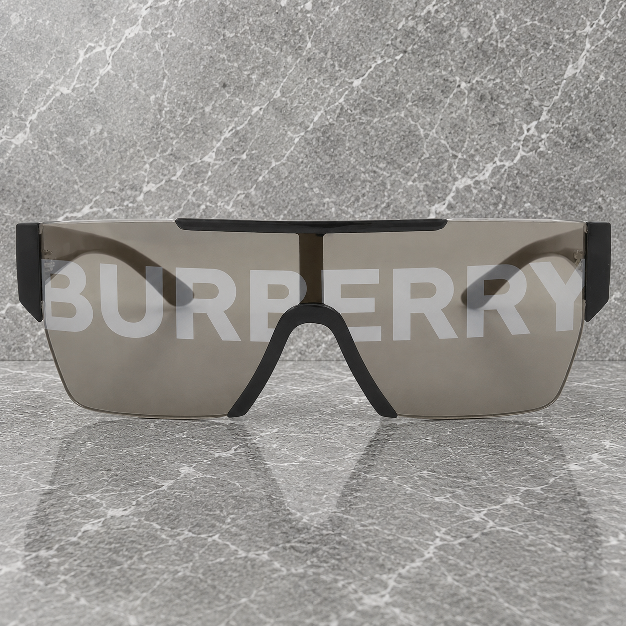 Burberry  Gold with silver Shield Men's Sunglasses