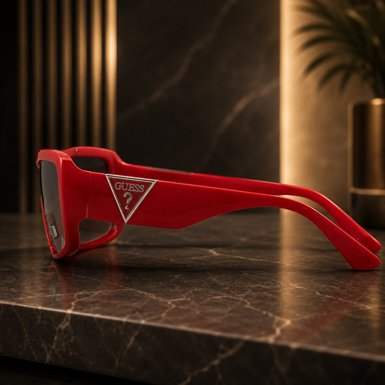 Guess Factory  Smoke Mirror Shield Ladies Sunglasses