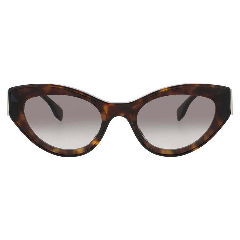Fendi FE40125I 68S Oval Sunglasses – Red/Bordeaux