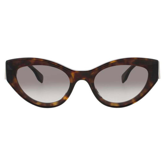 Fendi FE40125I 68S Oval Sunglasses – Red/Bordeaux