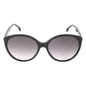 Fendi FE40029U 01B Cat Eye Sunglasses – Shiny Black/Gradient Smoke