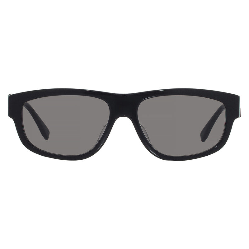 Fendi FE40157F 01A Geometric Sunglasses – Shiny Black/Grey