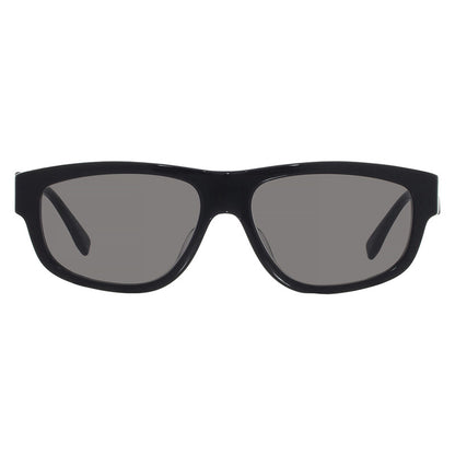 Fendi FE40157F 01A Geometric Sunglasses – Shiny Black/Grey