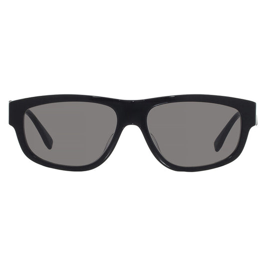 Fendi FE40157F 01A Geometric Sunglasses – Shiny Black/Grey