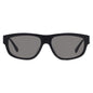 Fendi FE40157F 01A Geometric Sunglasses – Shiny Black/Grey