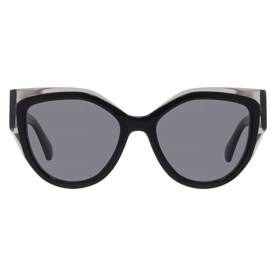 Ferragamo  Grey Butterfly Ladies Sunglasses