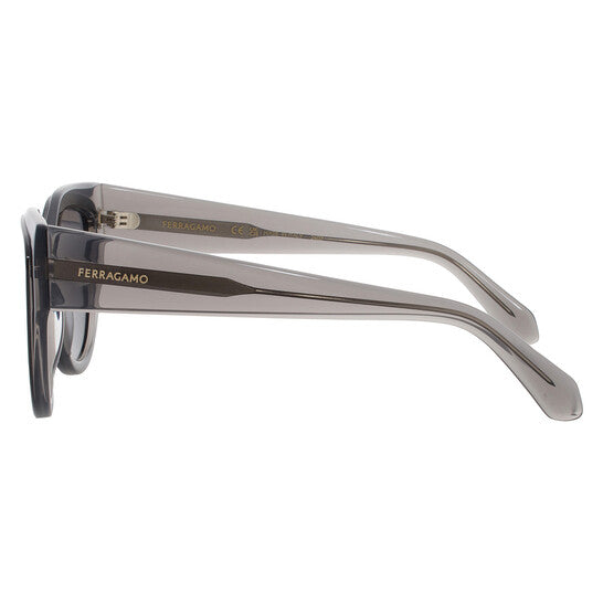 Ferragamo  Grey Butterfly Ladies Sunglasses