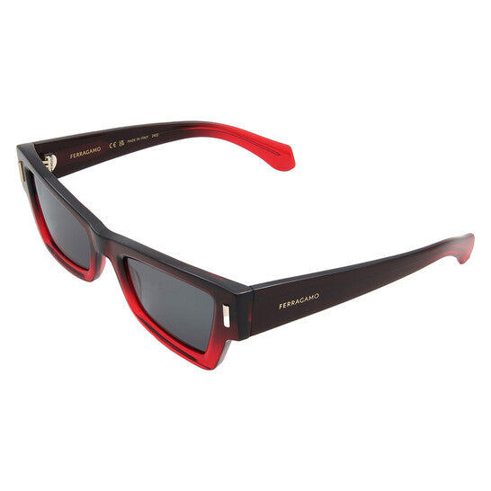 Ferragamo  Grey Cat Eye Ladies Sunglasses