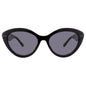 French Connection Women's Cat Eye Sunglasses – Black