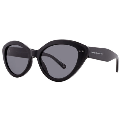 French Connection Women's Cat Eye Sunglasses – Black