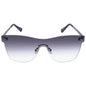 Guess Factory GF0186 Men's Gradient Rimless Shield Sunglasses – Matte Blue