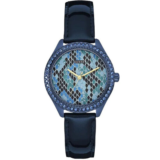 Guess Quartz Blue Dial Ladies Watch