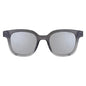 Levi's LV 1010/S Unisex Mirrored Square Sunglasses – Transparent Dark Grey