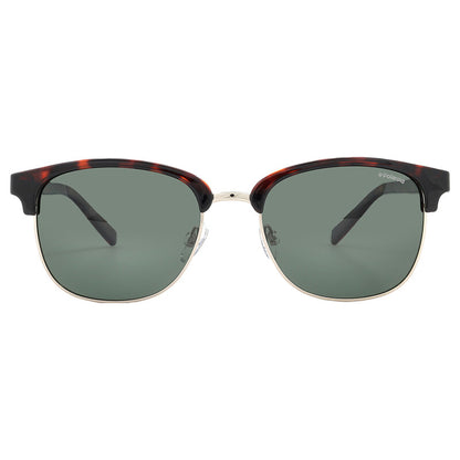 Polaroid PLD 1012/S Men's Polarized Square Sunglasses – Light Gold/Havana