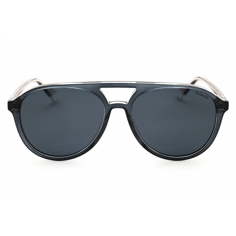 Polaroid PLD 4162/S Unisex Polarized Pilot Sunglasses – Grey/Blue