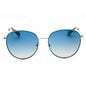 Polaroid PLD 6215/S/X Unisex Polarized Round Sunglasses – Gold Blue